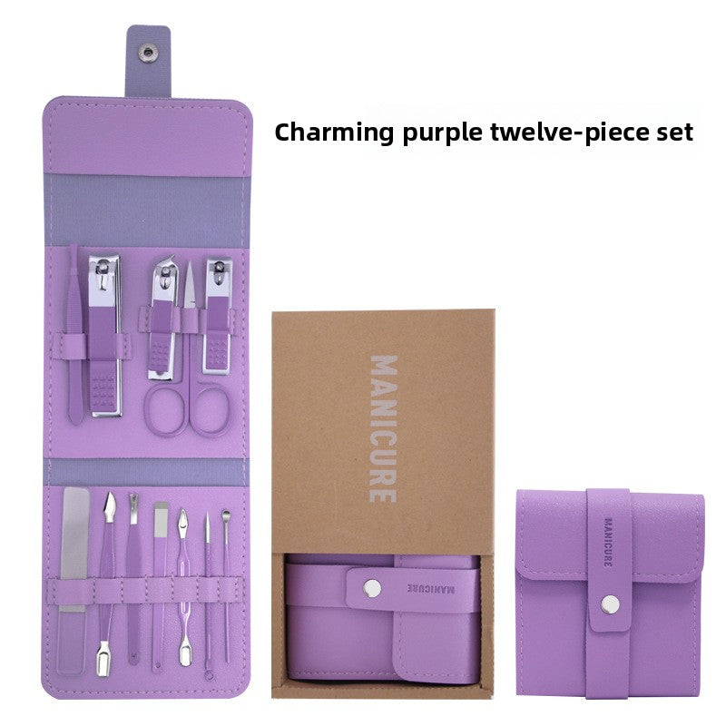 12-Piece Nail Clipper Set with Manicure Tools