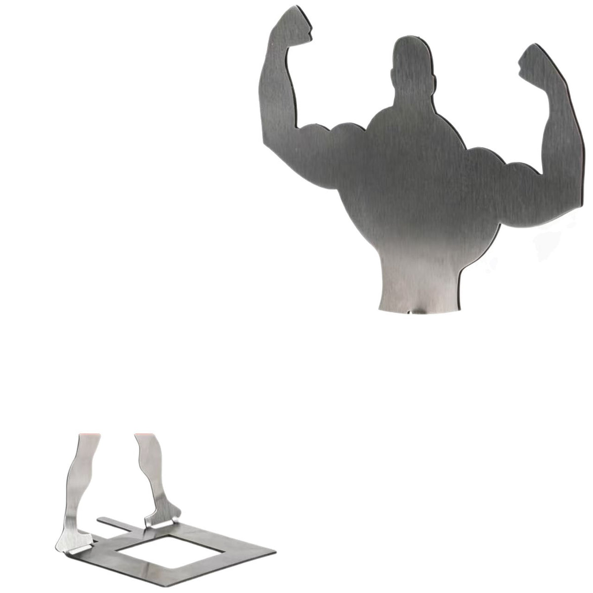 Sausage rack, muscular man hot dog rack