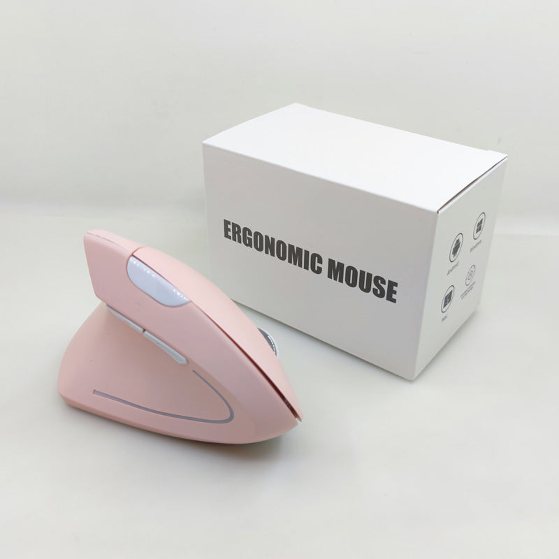Ergonomic Left-Handed Vertical Wireless Mouse