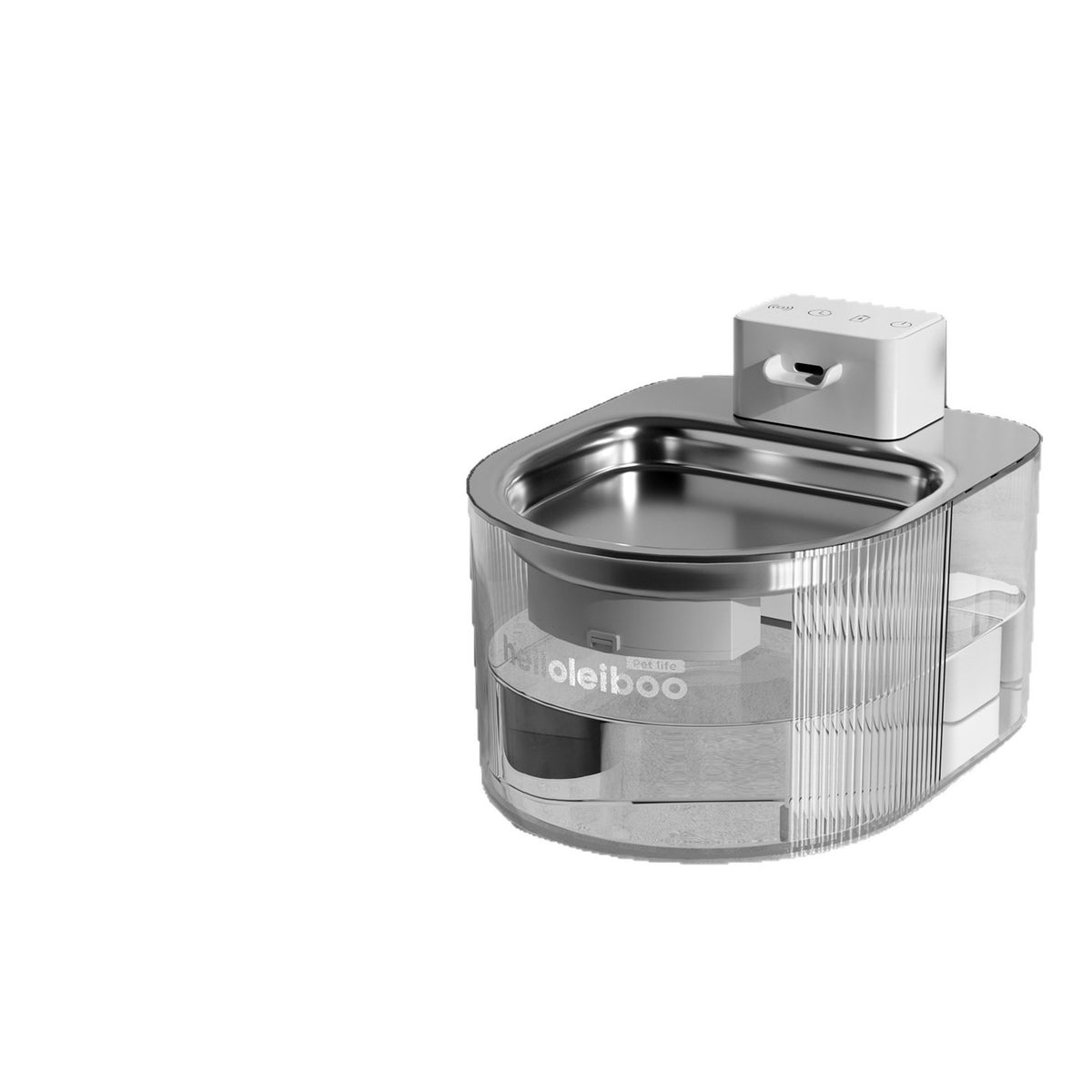 Stainless Steel Pet Water Dispenser with Wireless Sensor