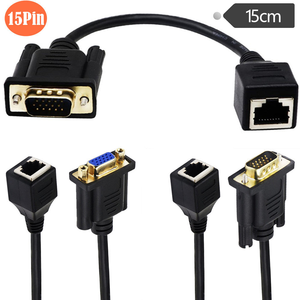 VGA to RJ45 Adapter Cable for Signal Transmission