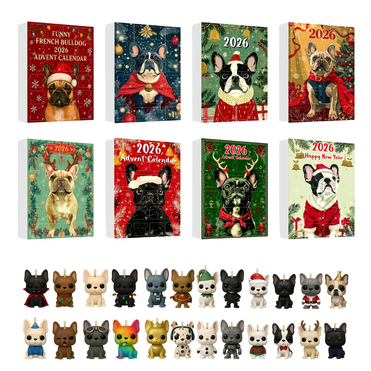 Dog Holiday Advent Calendar Box