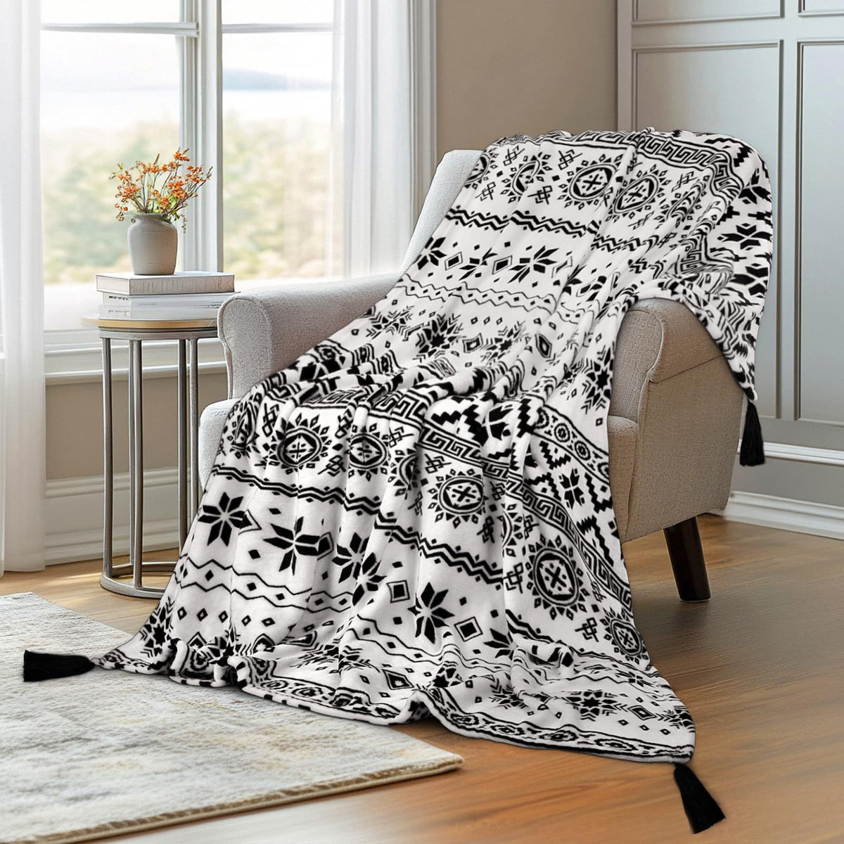Custom Digital Print Classic Leopard Pattern Flannel Blanket