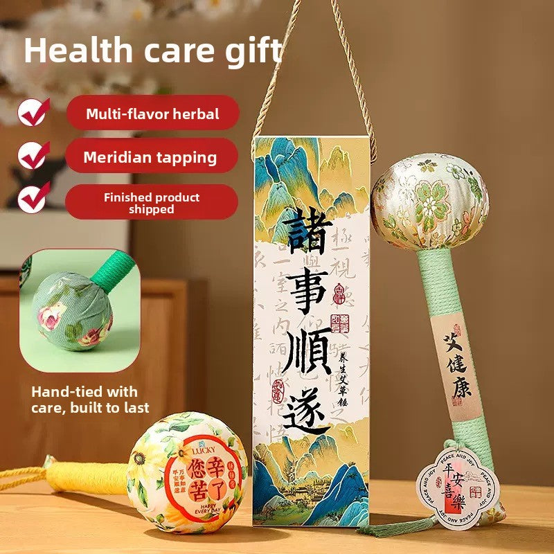 Mugwort Massage Hammer Gift Set