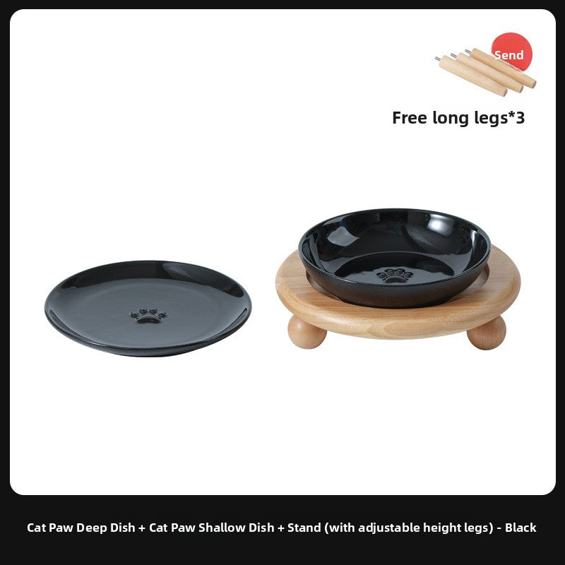 Ceramic Silicone Mat Non-Slip Cat Dog Feeding Bowl