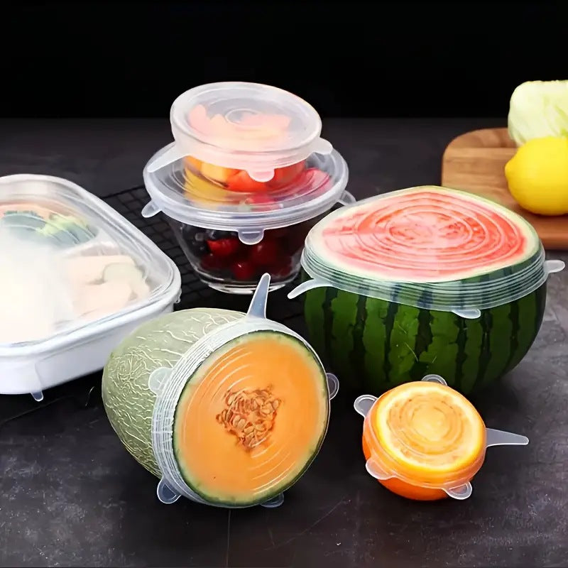 Food Grade Silicone Fresh Keeping Lids