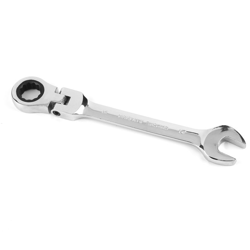 Movable Head Ratchet Wrench Dual Head Automotive Tool