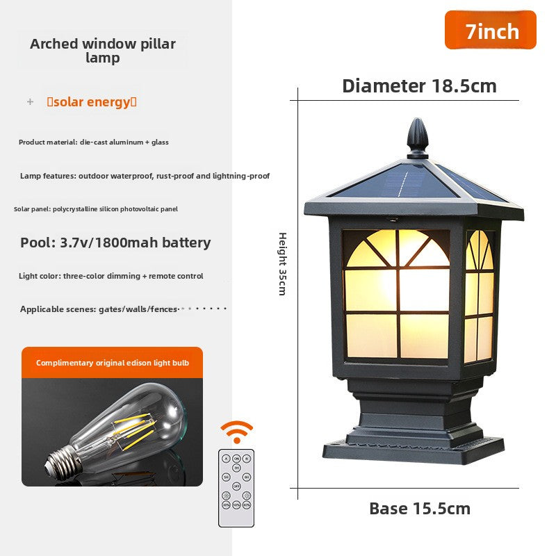 Decorative Outdoor Column Lamp