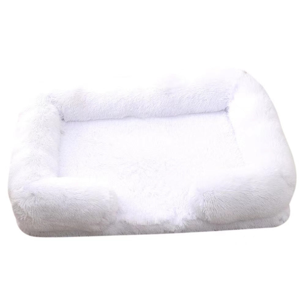 Plush Round Cat Bed