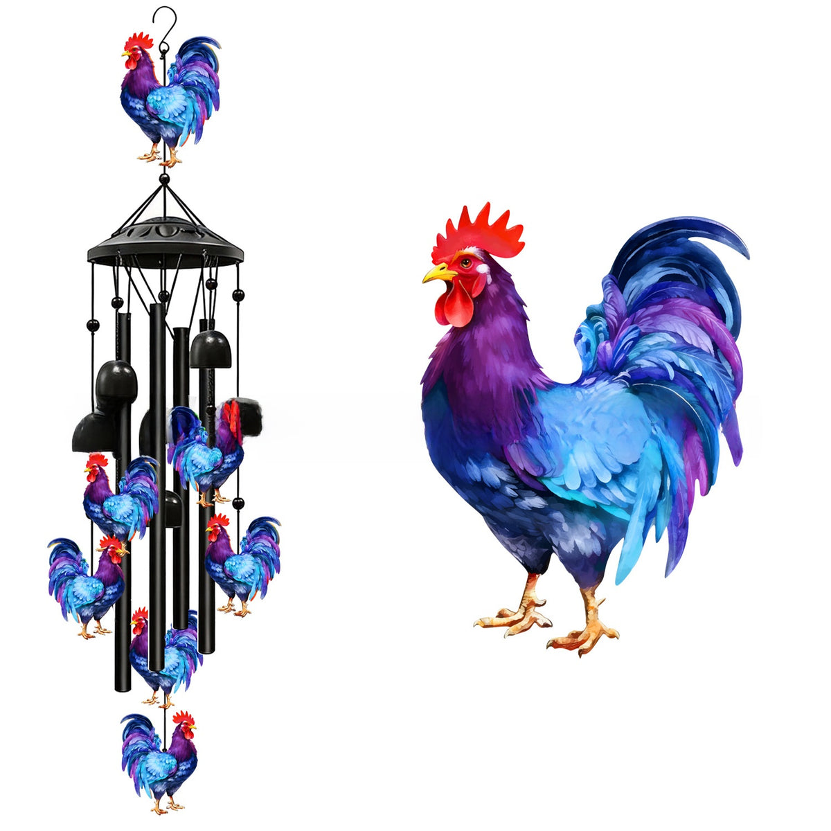Hummingbird Metal Wind Chime