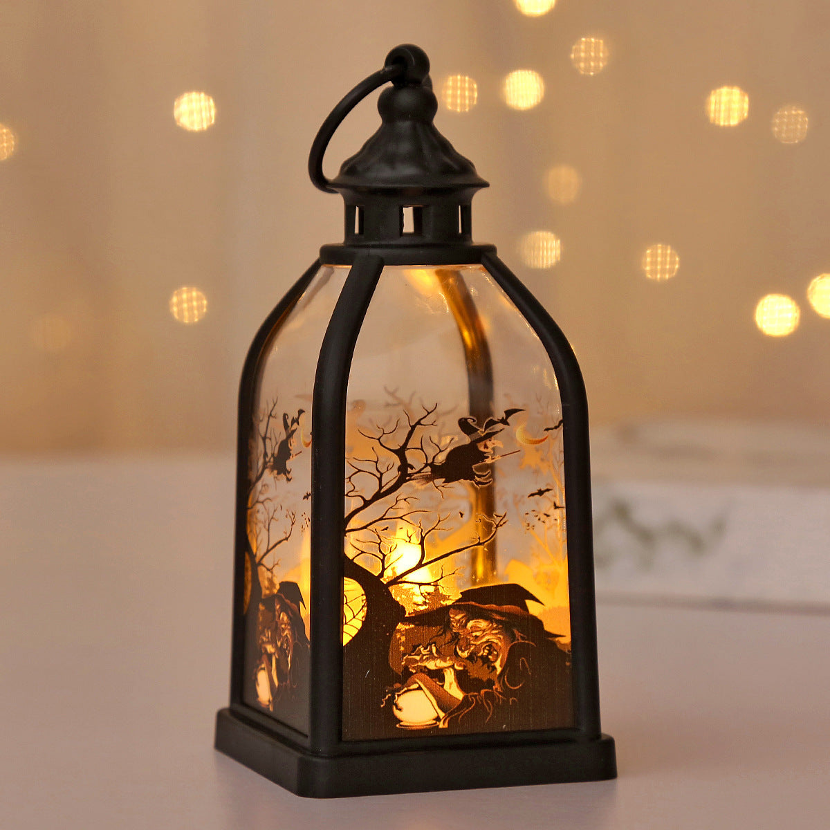 Portable Halloween Electronic Candle Lamp