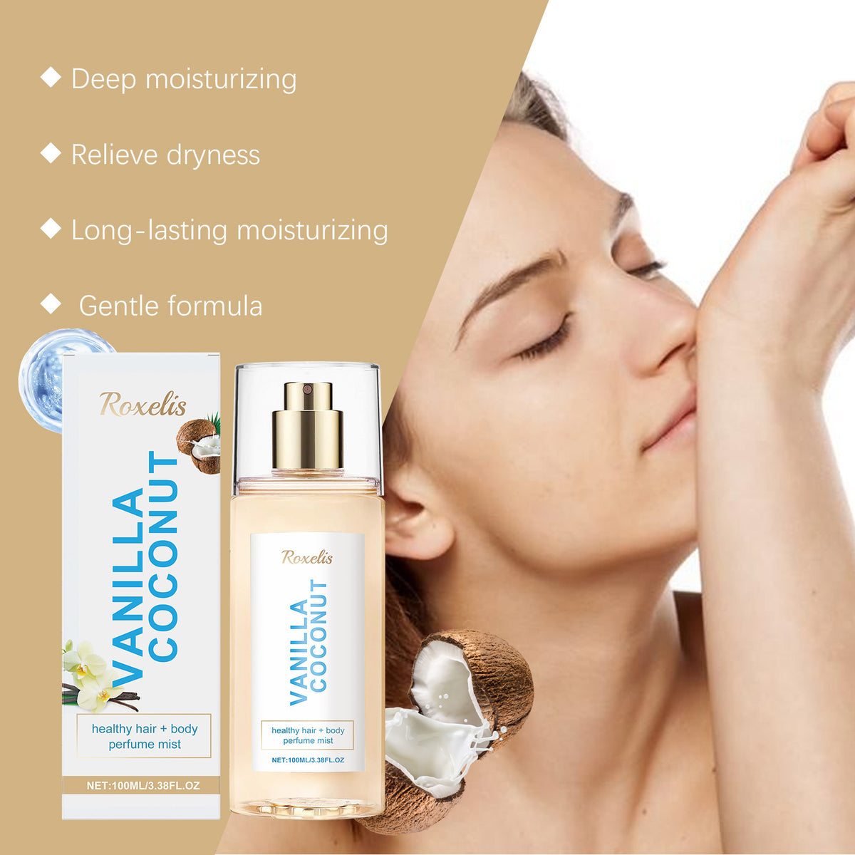 Body fragrance spray