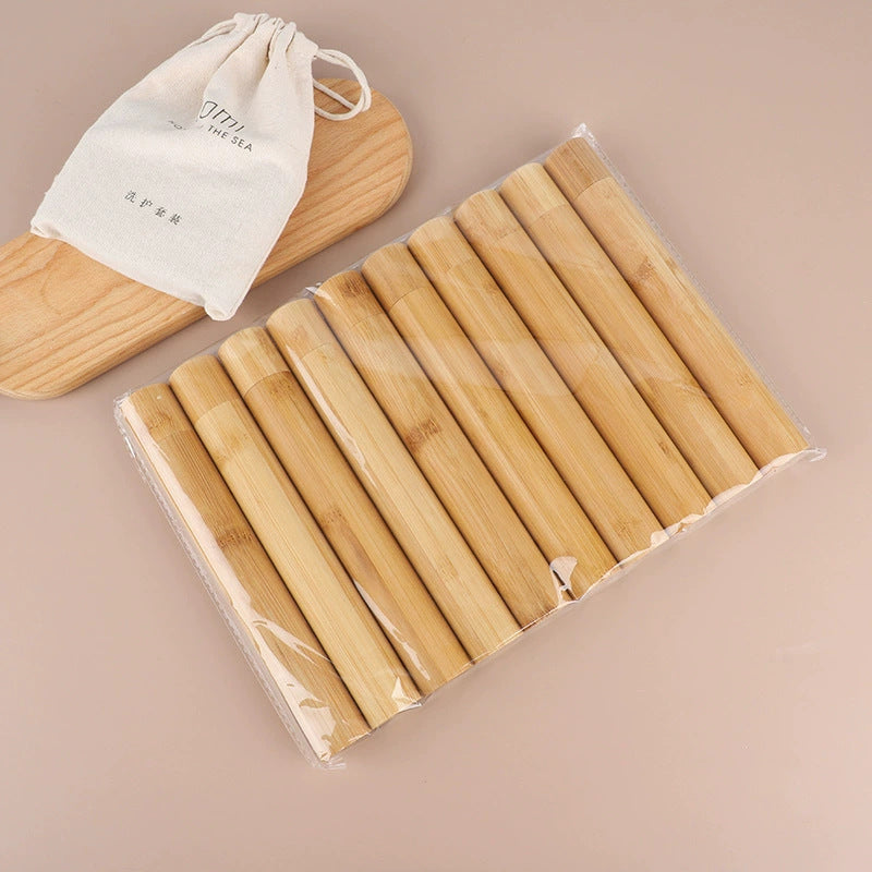 Portable Bamboo Toothbrush Holder