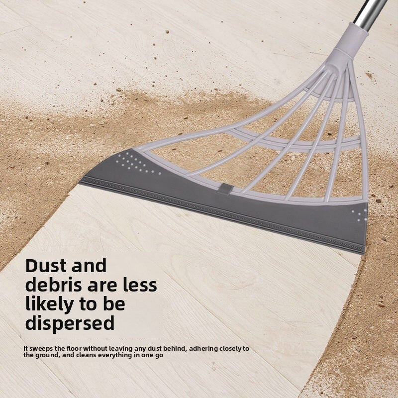 Household magic broom dust removal and ash sweeping non-stick head