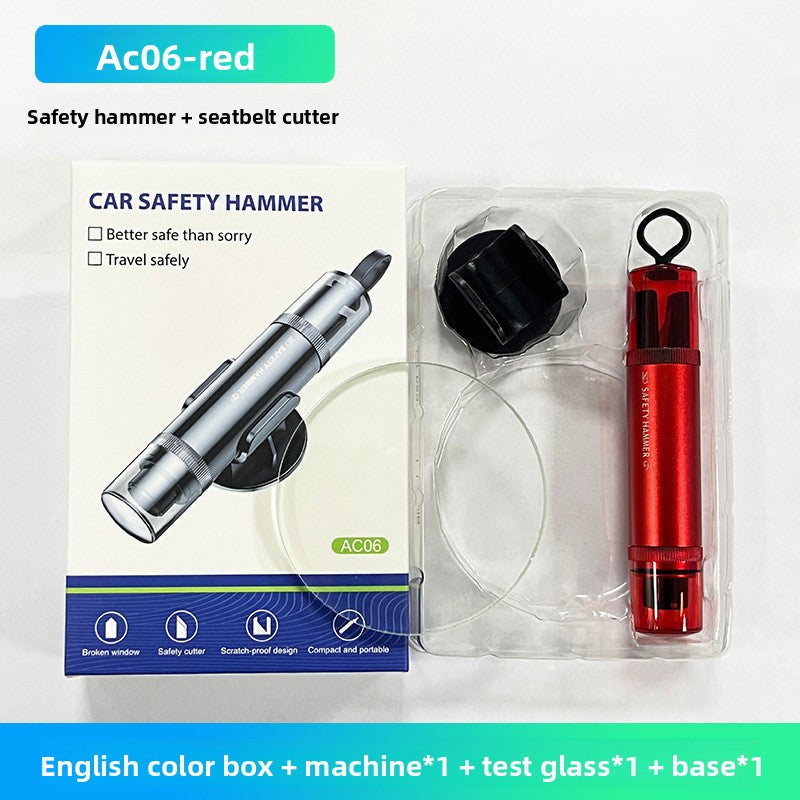 Dual Function Car Safety Hammer
