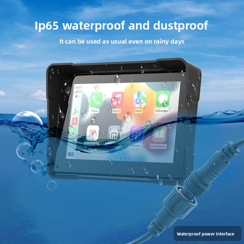 5 Inch Motorcycle CarPlay Navigator Recorder