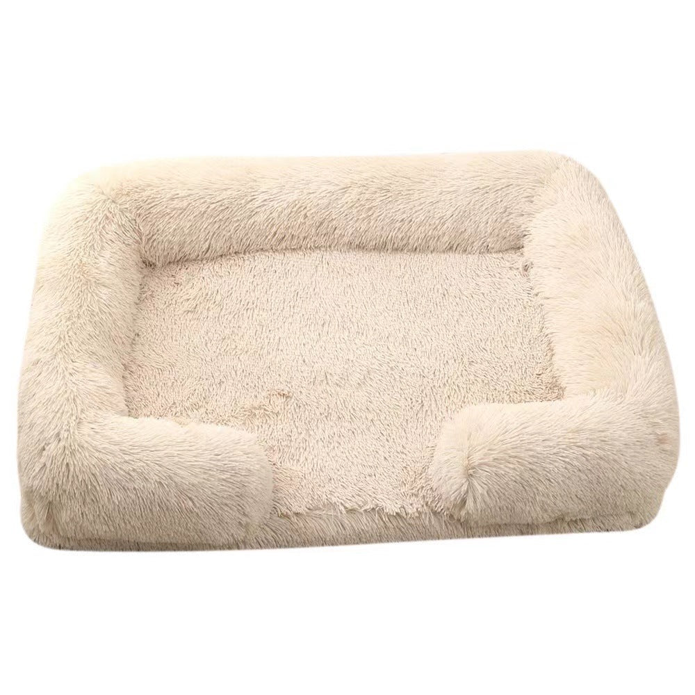 Plush Round Cat Bed