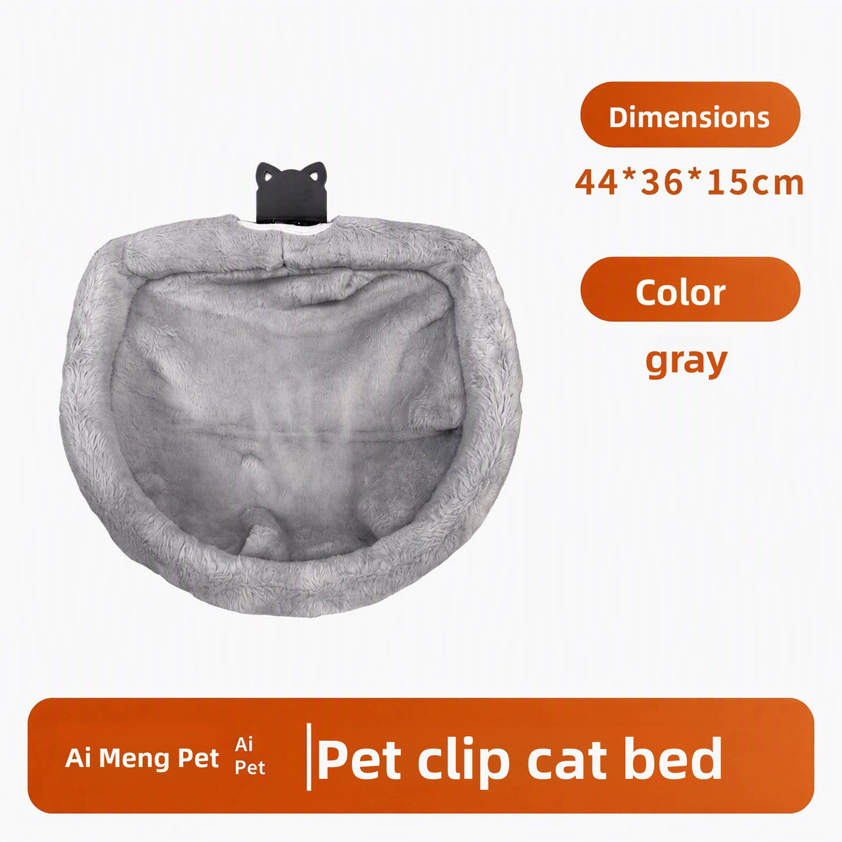 Foldable Desk Clip-On Cat Hammock Bed