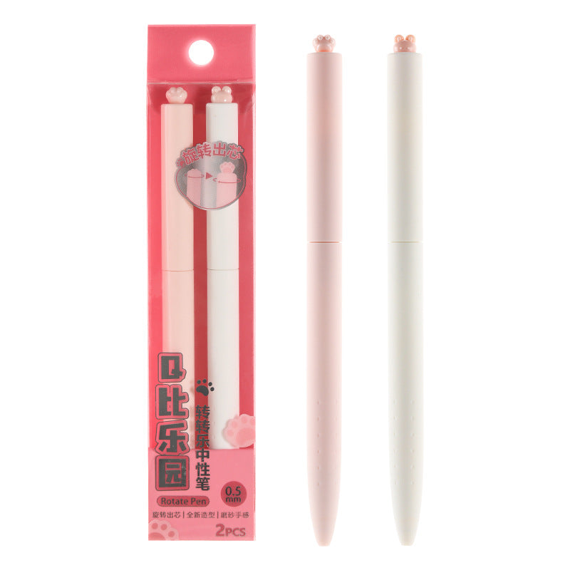 Cat Paw Rotating Quick-Dry Gel Pen 0.5mm