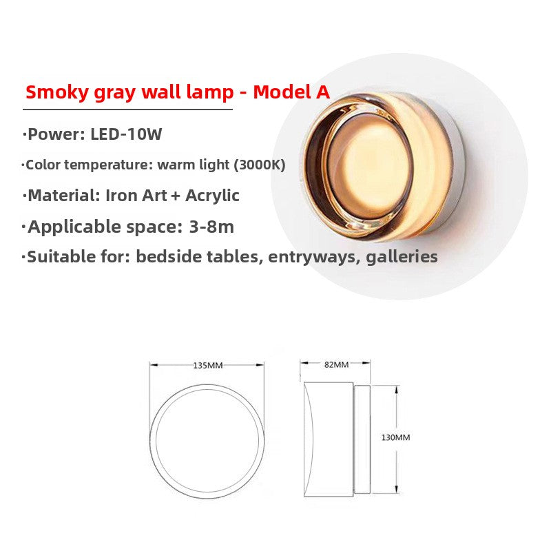 Modern minimalist LED wall lamp