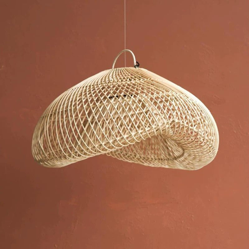 Handwoven Bamboo Pendant Light