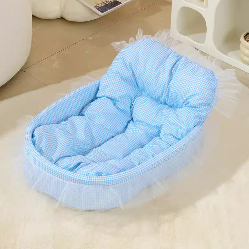 Plush Deep Sleep Cat Kennel