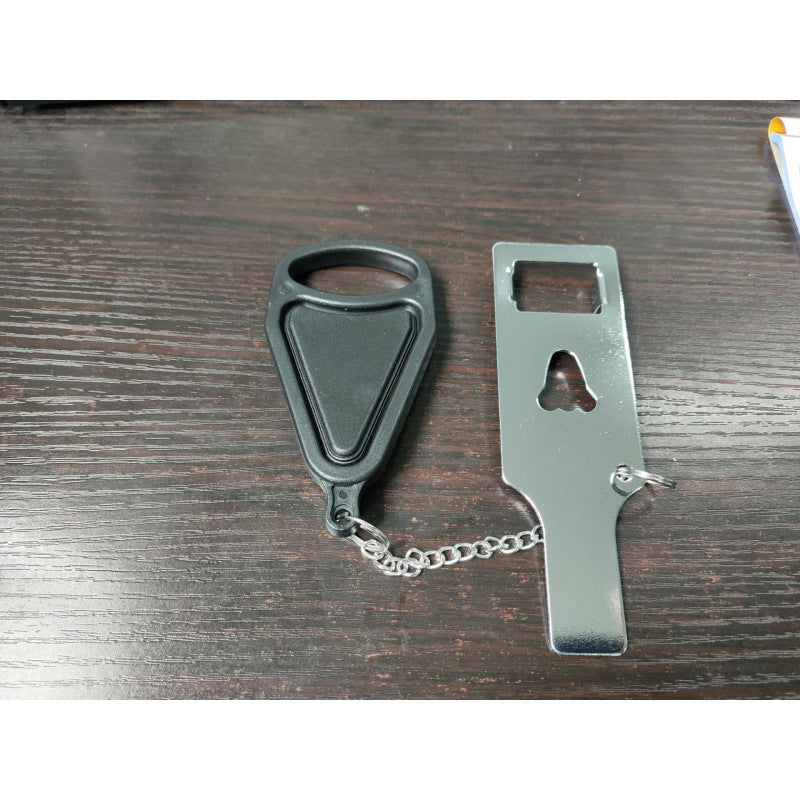 Portable door latch lock