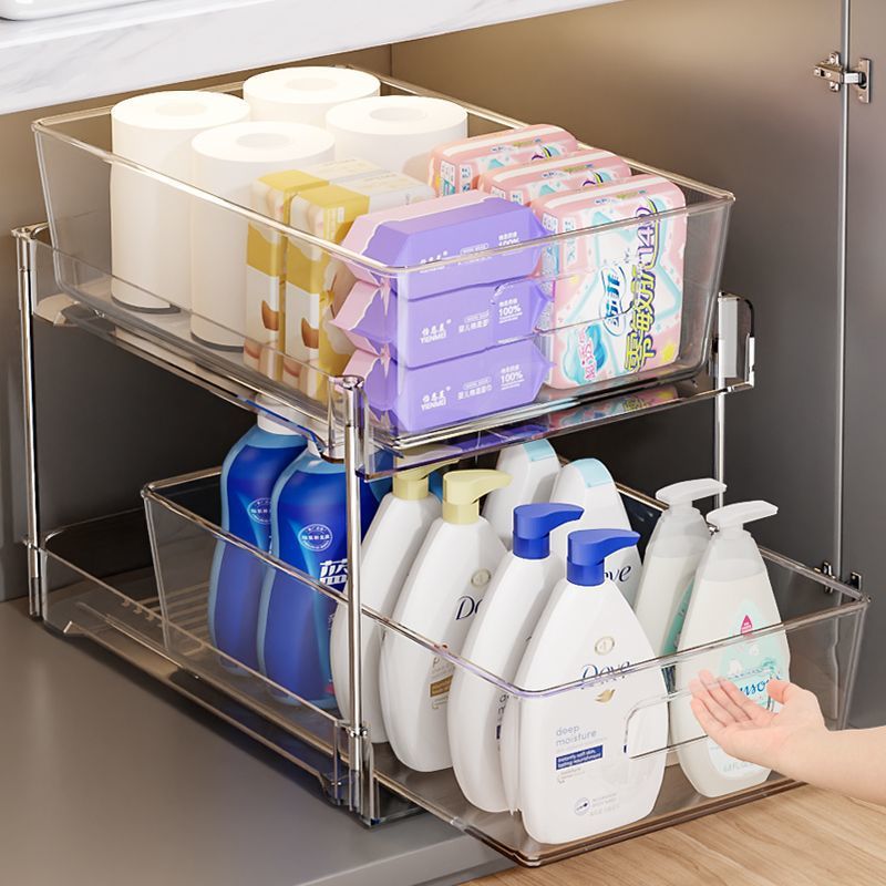 Pull-out Bathroom Storage Rack
