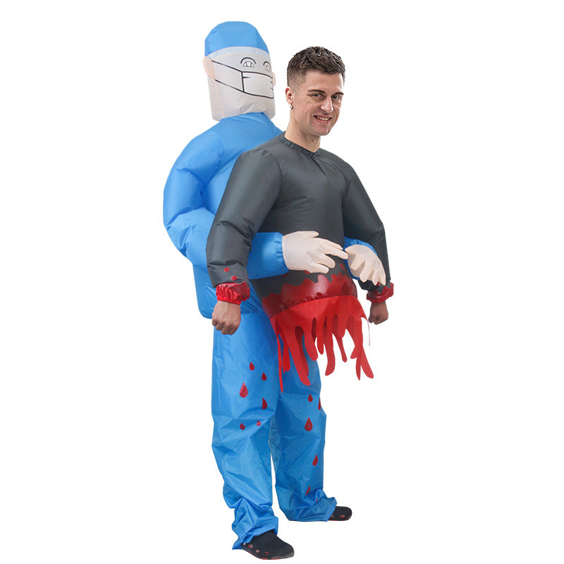 Halloween adult inflatable costume