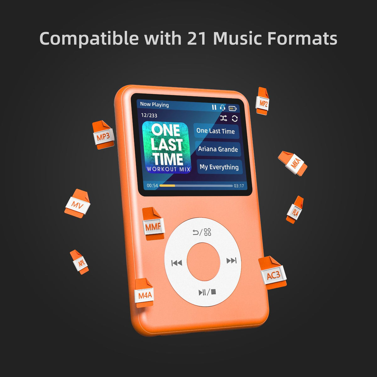 Bluetooth MP3 Player with Touch Control