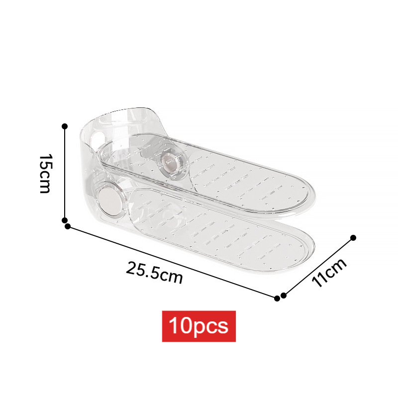 Adjustable shoe rack