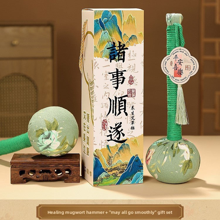 Mugwort Massage Hammer Gift Set