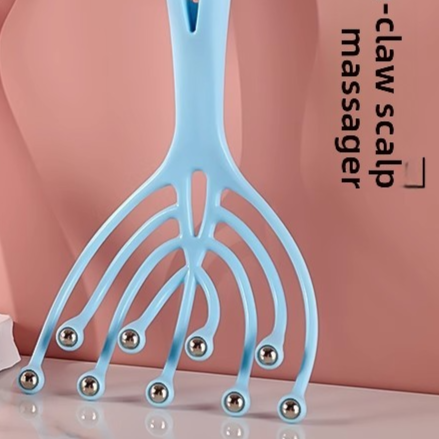 Nine-Claw Scalp Massager with Roller Balls