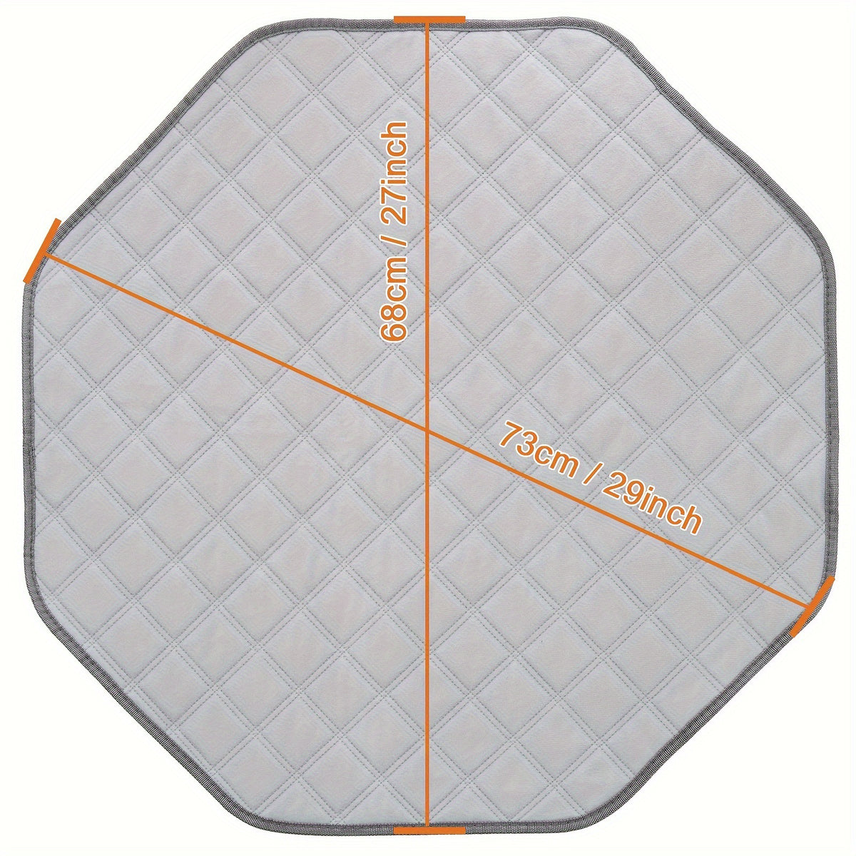 Washable Octagonal Dog Cage Mat