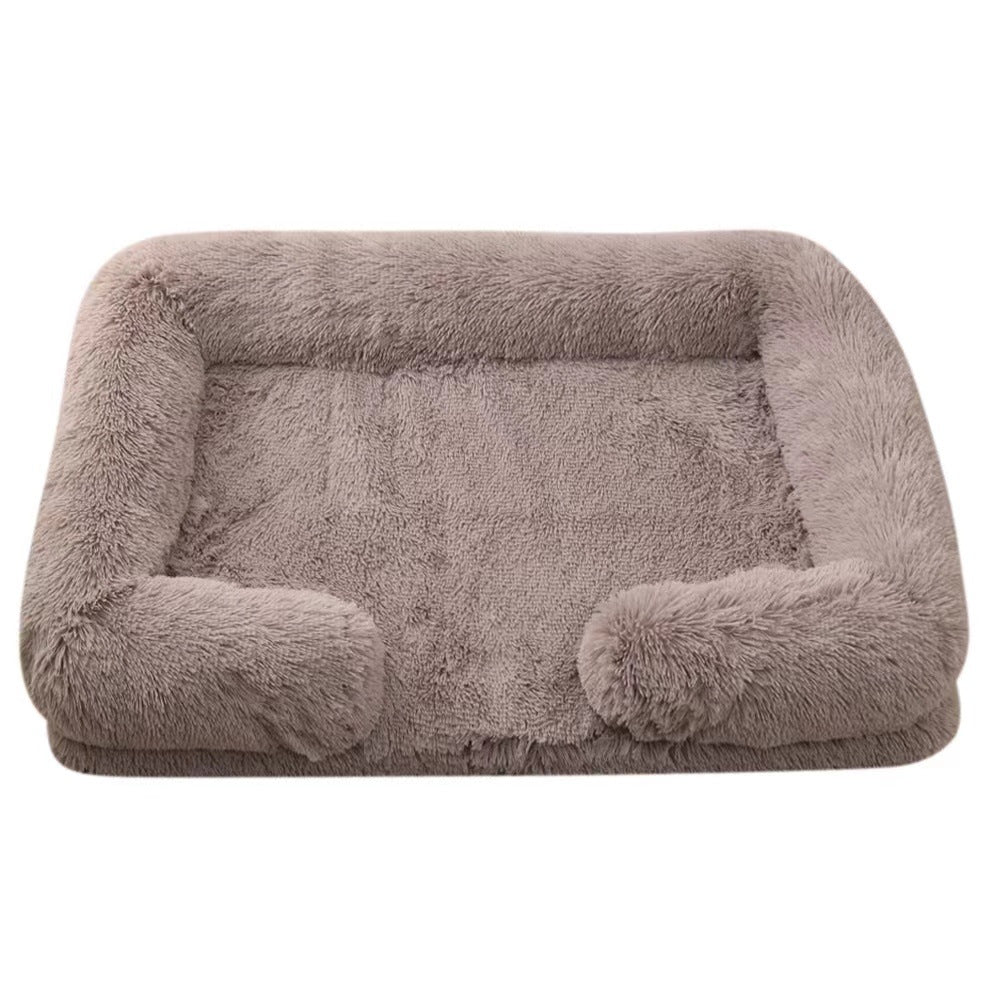 Plush Round Cat Bed