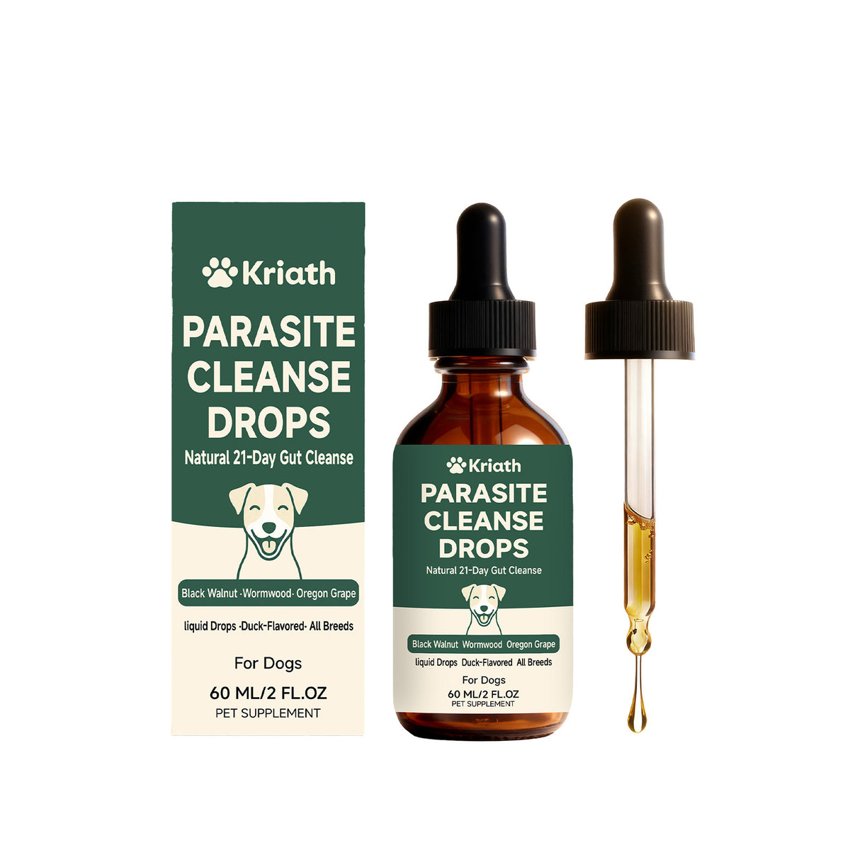 Dog intestinal essential oil drops