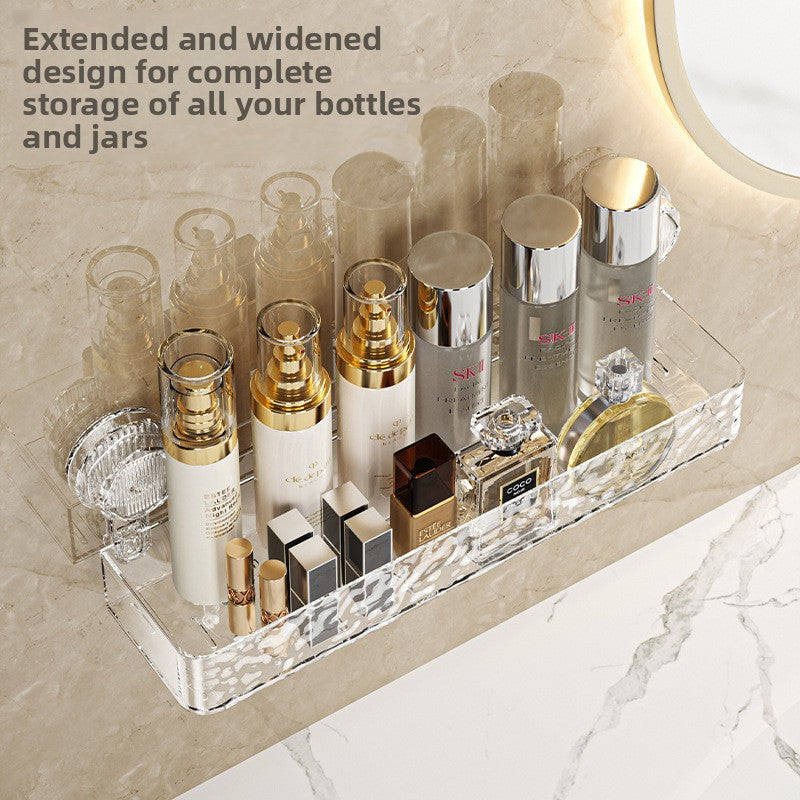 Wall Mount Suction Cup Bathroom Organizer