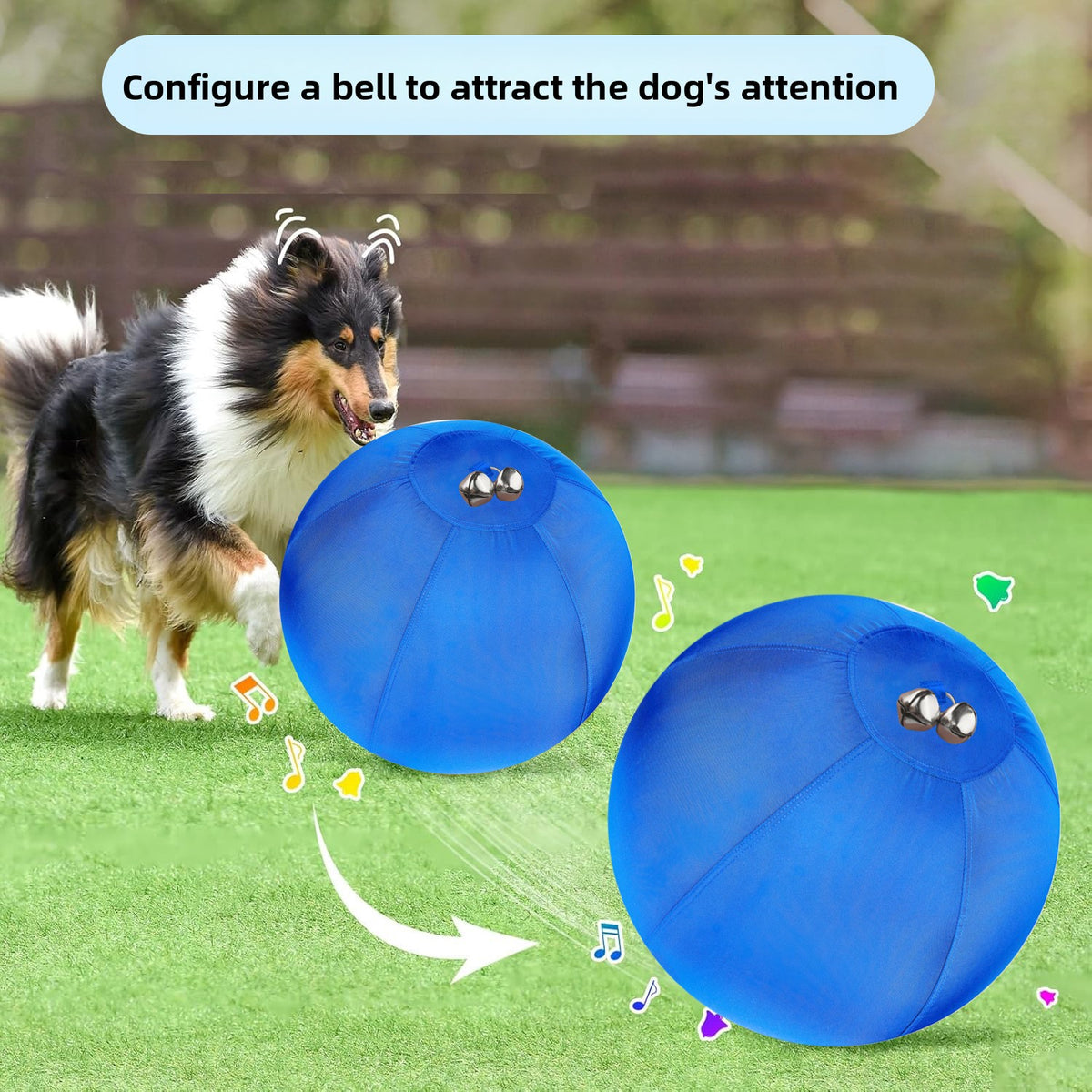 Inflatable Dog Training Ball with Frisbee Design