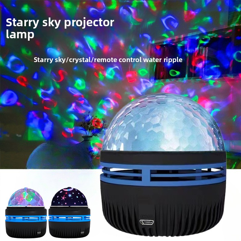 Aurora Night Light Crystal Starry Sky Magic Ball Projection Lamp with Remote Control