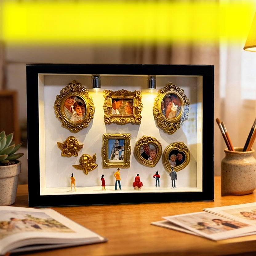 DIY Mini Museum Silhouette Box Photo Frame Set