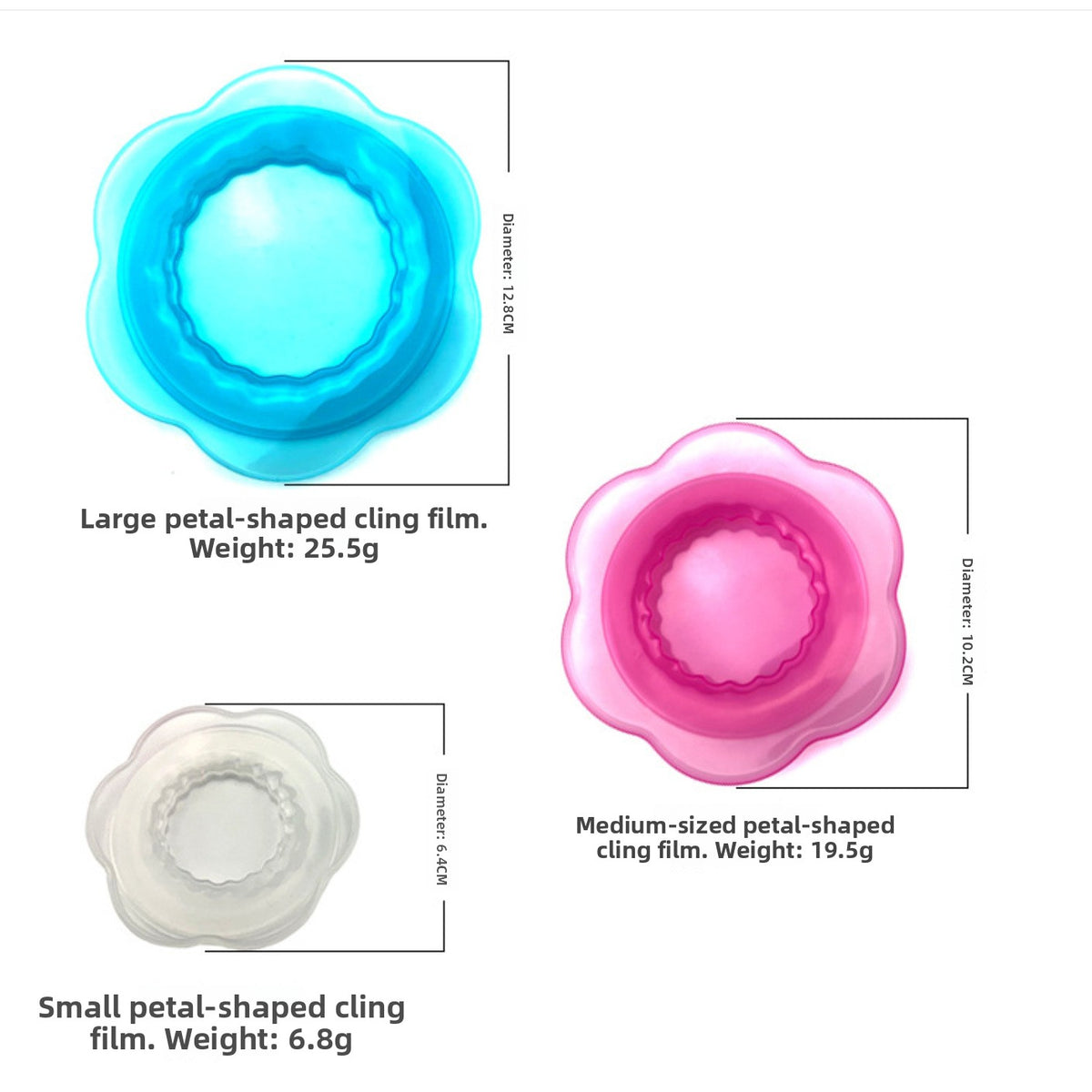 Silicone Elastic Fresh-Keeping Cup Lids