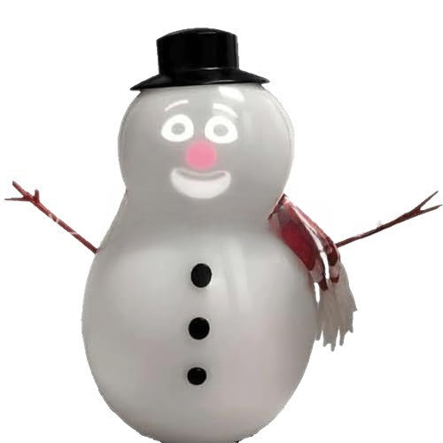 Electric plush snowman