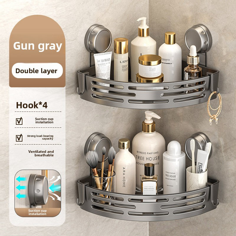Suction Cup Bathroom Storage Shelf