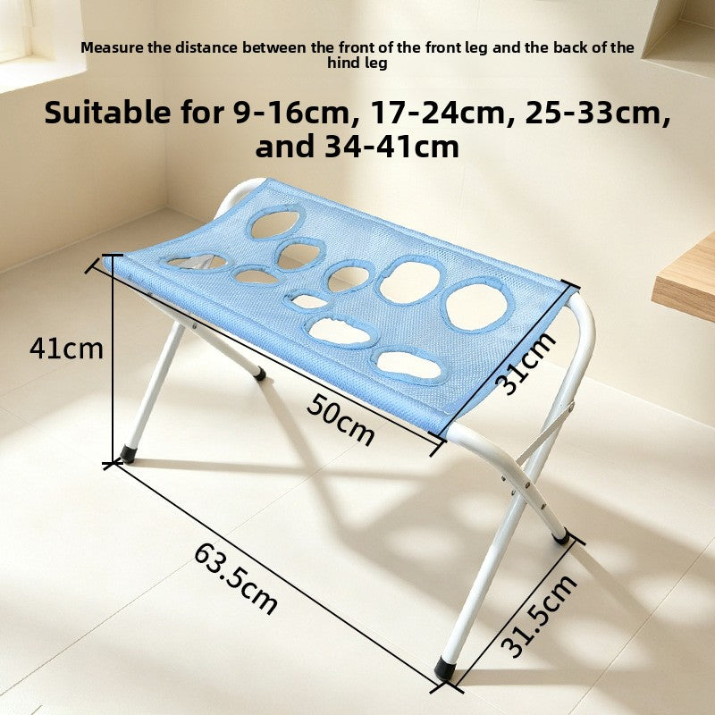 Cat bathing rack
