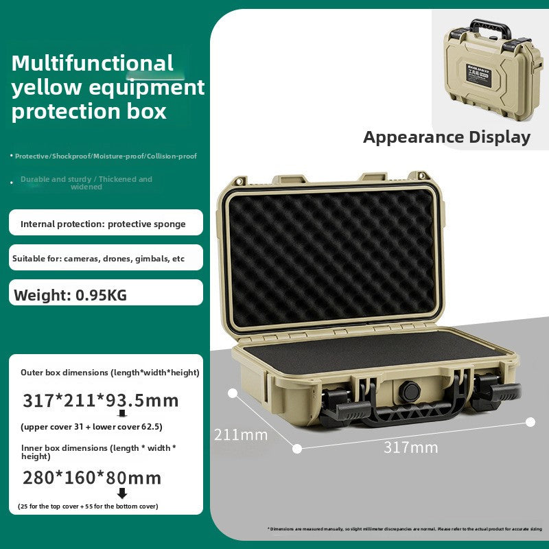 Durable Waterproof Plastic Protective Tool Case with Foam
