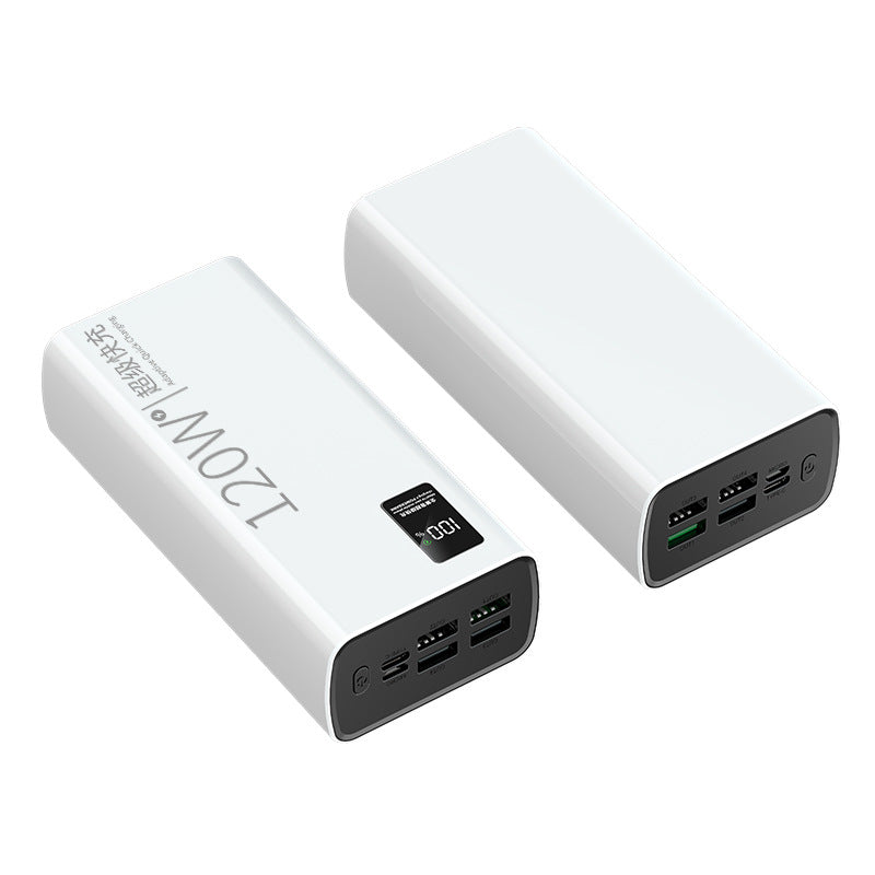 120W Fast Charging Power Bank with Digital Display