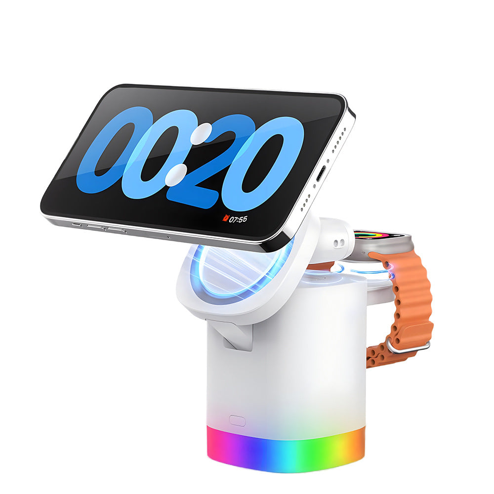 Wireless Charging Dock for Phone, Watch and Earbuds