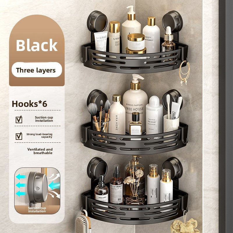 Suction Cup Bathroom Storage Shelf