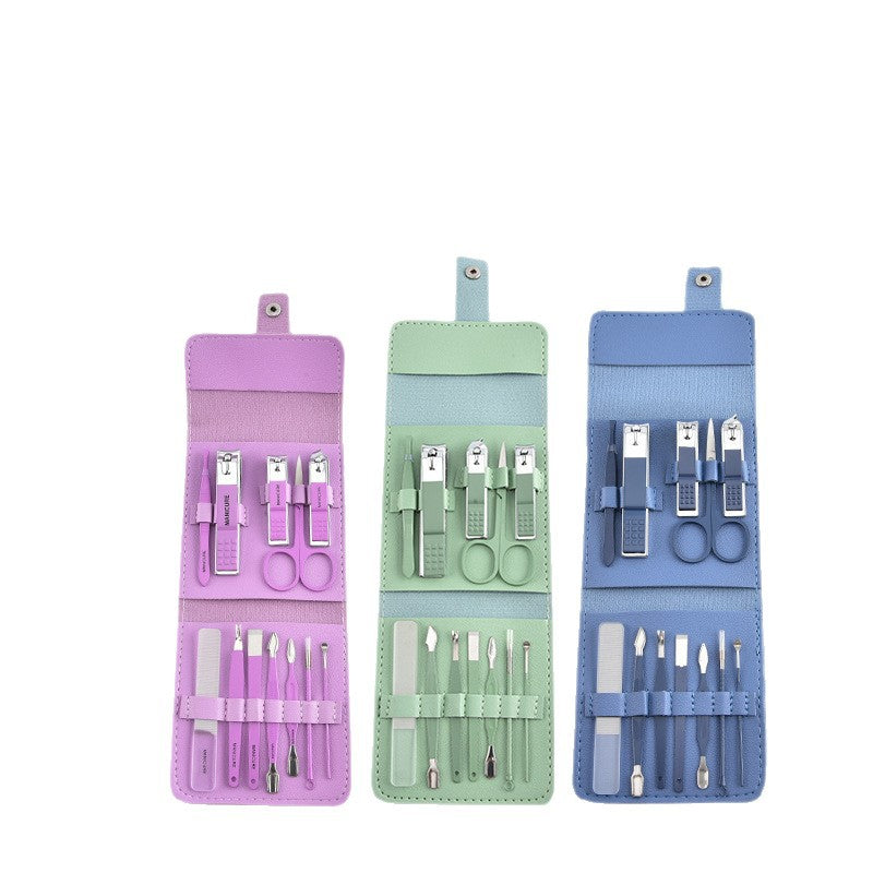 12-Piece Nail Clipper Set with Manicure Tools