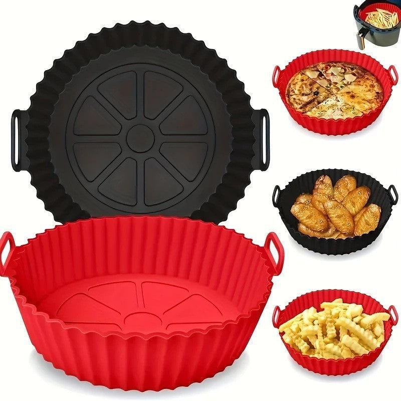 Foldable Food Grade Silicone Air Fryer Baking Mat